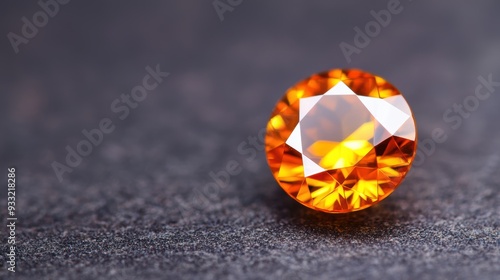 Radiant Sun Gemstone - Symbol of Warmth and Light with Copy Space for Text, 8K High Detail Image