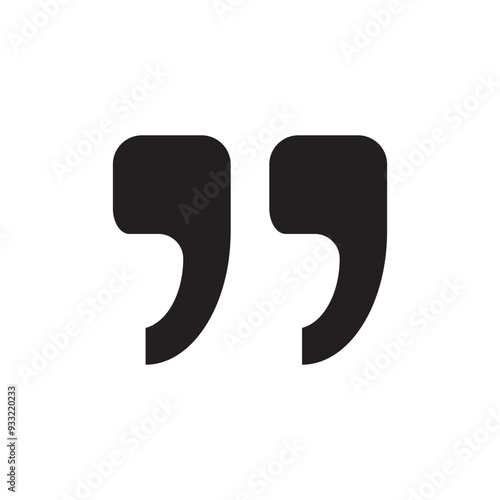 Quotation mark sign and symbol
Quote icon vector illustration.