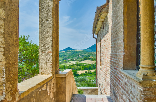 Arquà Petrarca, birthplace of the poet Petrarch photo