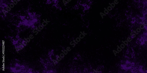 Violet dramatic smoke smoky illustration misty fog cumulus cloud modern vibrant grunge texture. Vector cloud reflection of neon smoke exploding design element. Colorful black and purple granite.