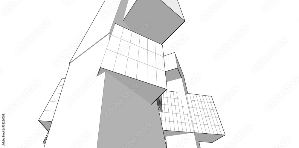 Architecture building. Design background Architecture building. Design background