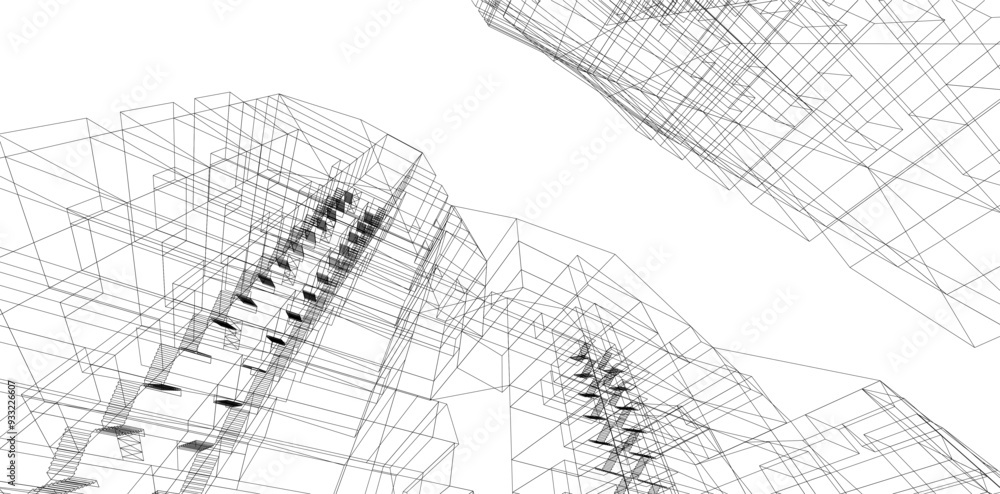 Obraz premium Architecture building. Design background