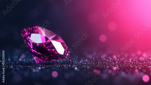 Quantum Gemstone Enhancer in Sci-fi Lab Setting with Copy Space for Text, High Detail 8K Resolution for Brilliant Results