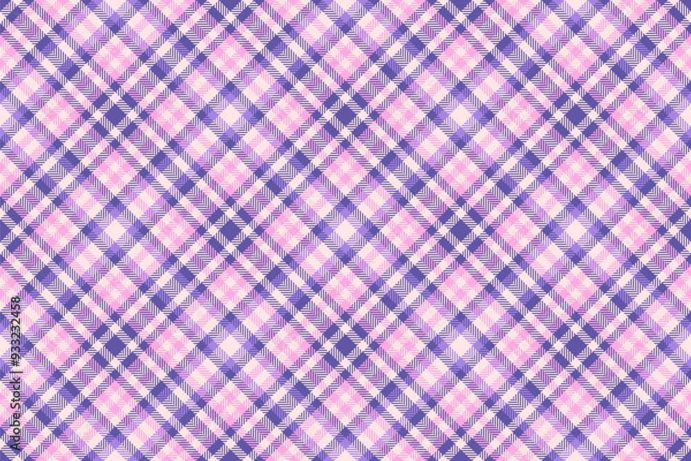 Hipster background textile vector, custom tartan fabric texture. Sample pattern seamless plaid check in misty rose and indigo colors. Hipster background textile vector, custom tartan fabric texture. Sample pattern seamless plaid check in misty rose and indigo colors.