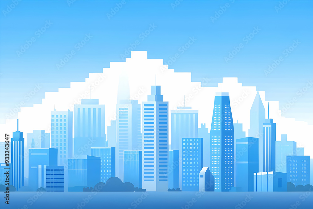 Simple flat vector illustration as Clear river flowing through a green valley in summer concept as A serene river flowing through a lush green valley under a bright summer sky ideal for business prese Simple flat vector illustration as Clear river flowing through a green valley in summer concept as A serene river flowing through a lush green valley under a bright summer sky ideal for business prese