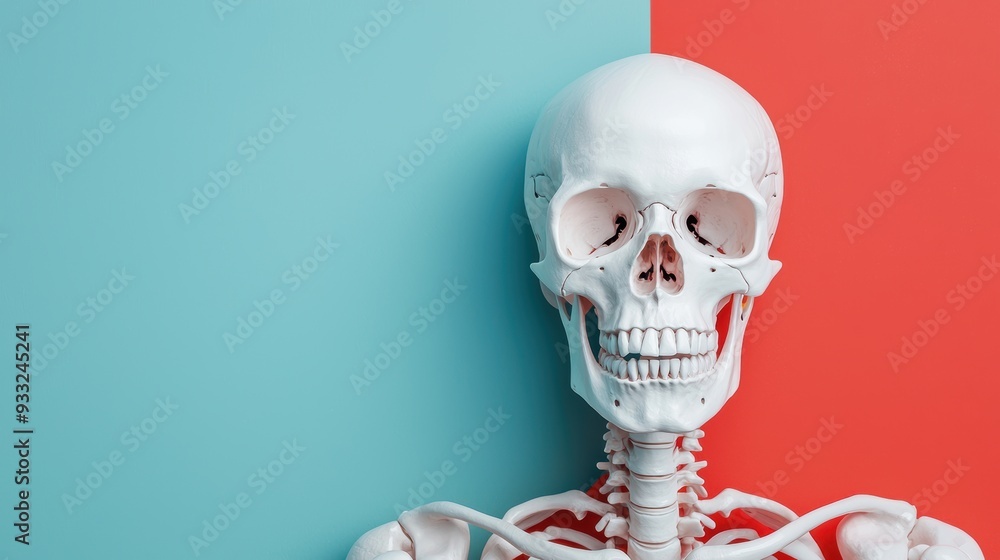 Skeletal System Dynamics - Detailed Educational Medical Illustration with Copy Space for Text in 8K Resolution Skeletal System Dynamics - Detailed Educational Medical Illustration with Copy Space for Text in 8K Resolution