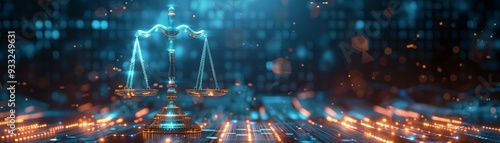 Digital Justice Scales of Law in a Futuristic Tech Landscape