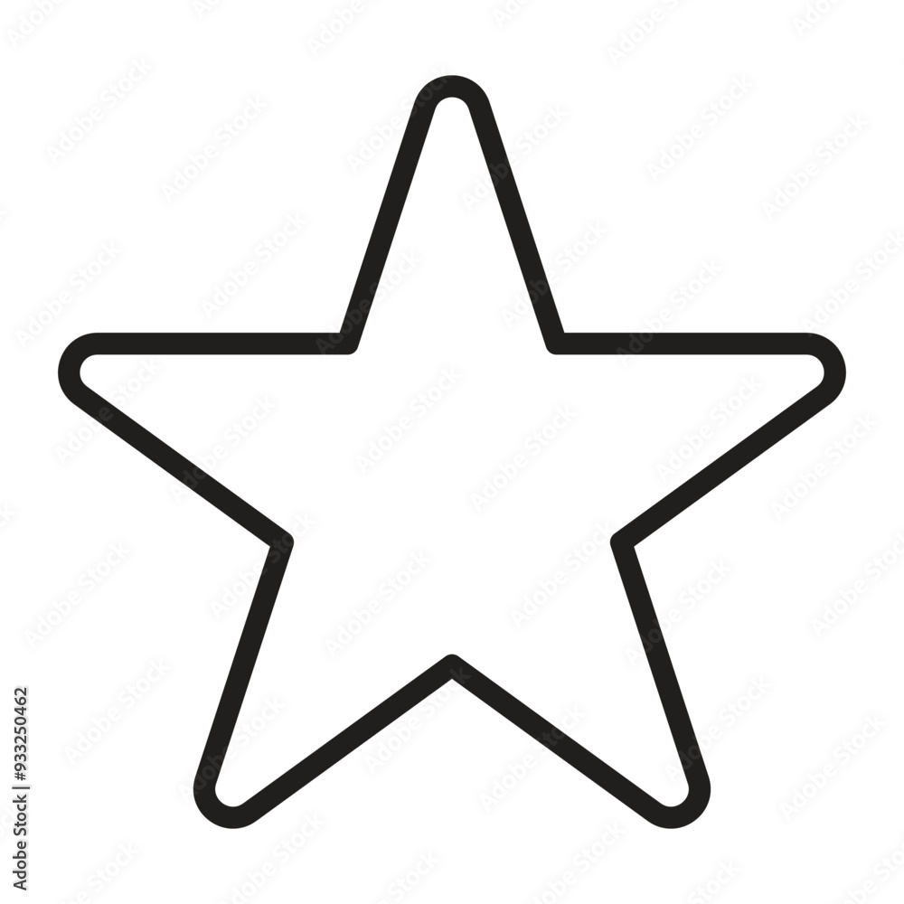 star icon vector on white background star icon vector on white background