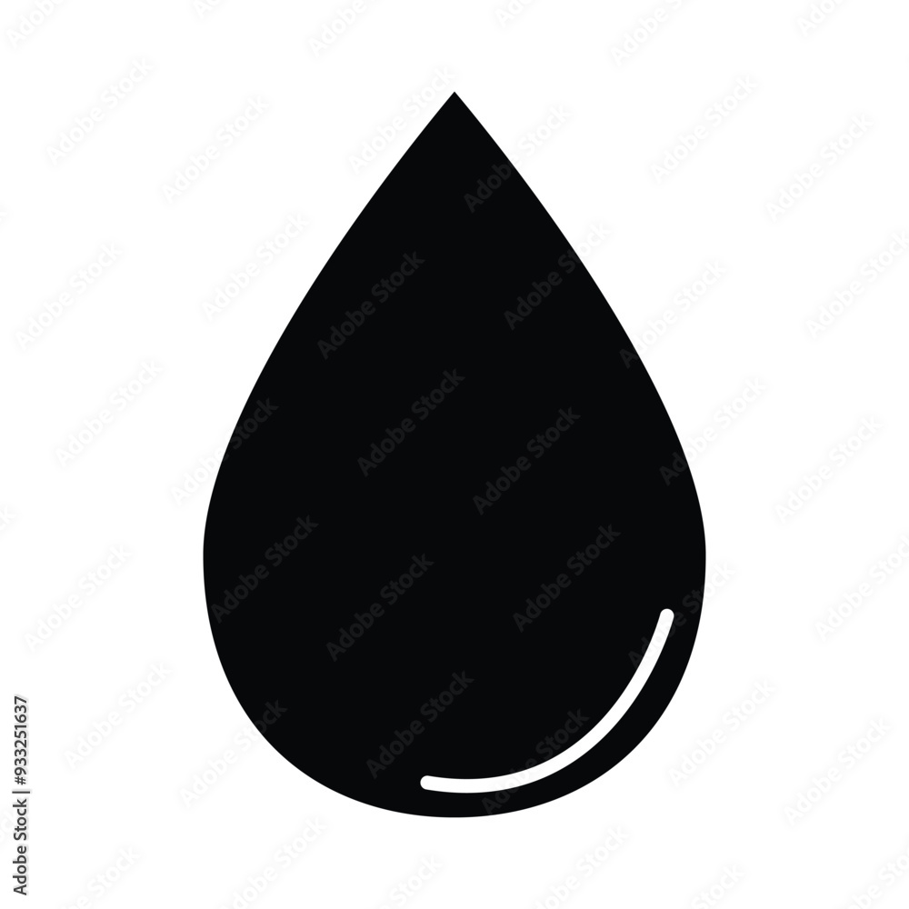 water icon vector on white background water icon vector on white background