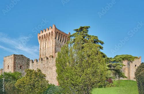 Este, an ancient town surrounded by medieval walls