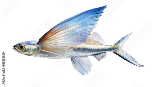 illustration of a flying-fish