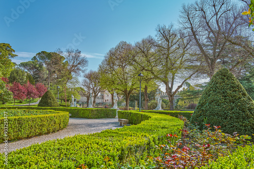 Este, an ancient town surrounded by medieval walls