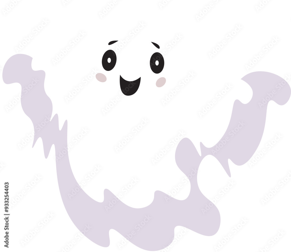 Halloween Cute Ghost Illustration Halloween Cute Ghost Illustration