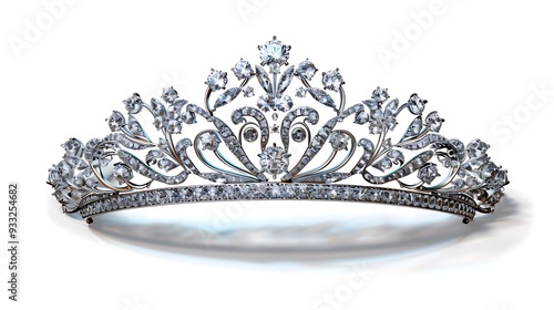 Diamond tiara a shiny diadem drawn photo