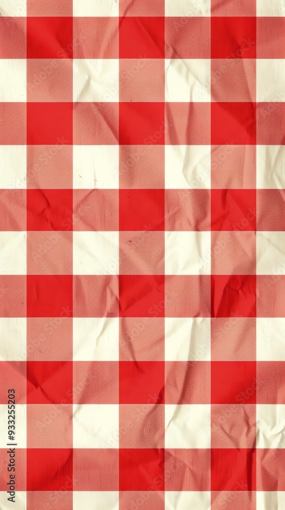 Red and white gingham pattern background texture, perfect for tablecloths, picnic themes, and classic vintage designs. Red and white gingham pattern background texture, perfect for tablecloths, picnic themes, and classic vintage designs.