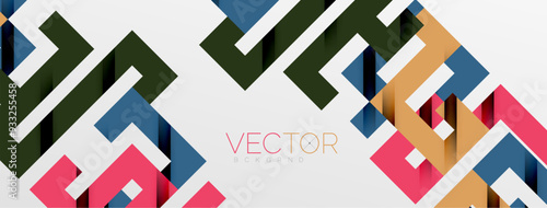 Color bend lines with shadow texture effect. Vector Illustration For Wallpaper, Banner, Background, Card, Book Illustration, landing page