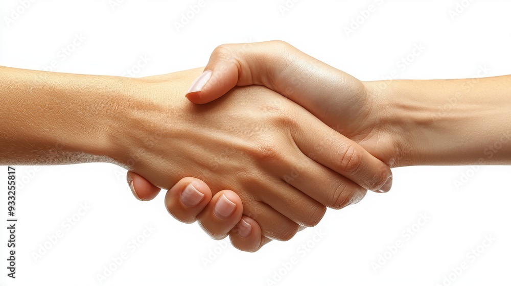 Hands are clasped firmly in a handshake, symbolizing partnership and mutual agreement. Hands are clasped firmly in a handshake, symbolizing partnership and mutual agreement.