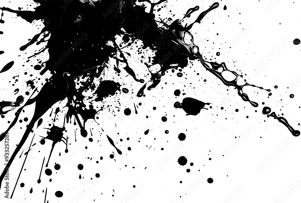 Ink splatter isolated on transparent background. PNG Ink splatter isolated on transparent background. PNG