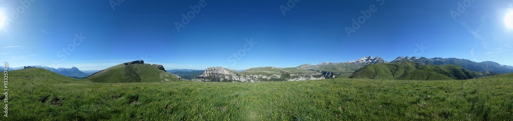 Naklejka premium Panorama