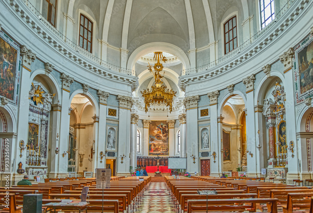 Fototapeta premium Este, an ancient town surrounded by medieval walls