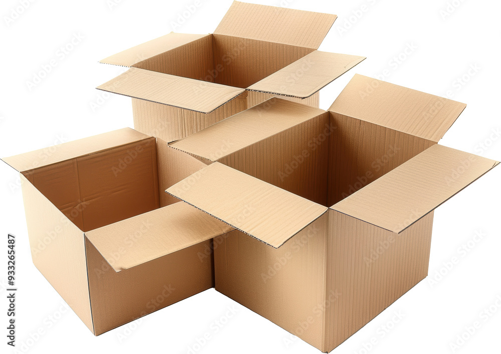Empty cardboard boxes Empty cardboard boxes