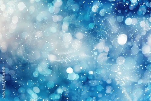 Cool winter blue abstract background with icy patterns, frosty textures, and cold tones.