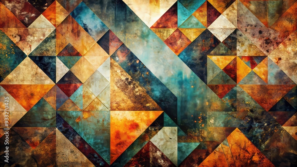 custom made wallpaper toronto digitalgrungy abstract geometric shapes textures