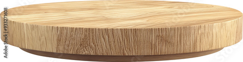 Round wooden table top