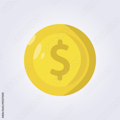 flat dollar icon vector illustration design