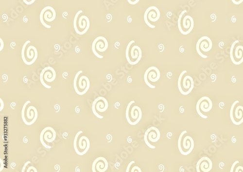 Wirl Circle Cute Pastel Background Seamless Pattern photo