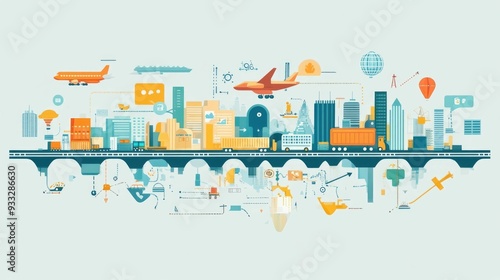 Integrated Logistics Network Efficient Global Transportation and Supply Chain Solutions for Streamlined Cargo Delivery Warehousing and Data Driven Optimization