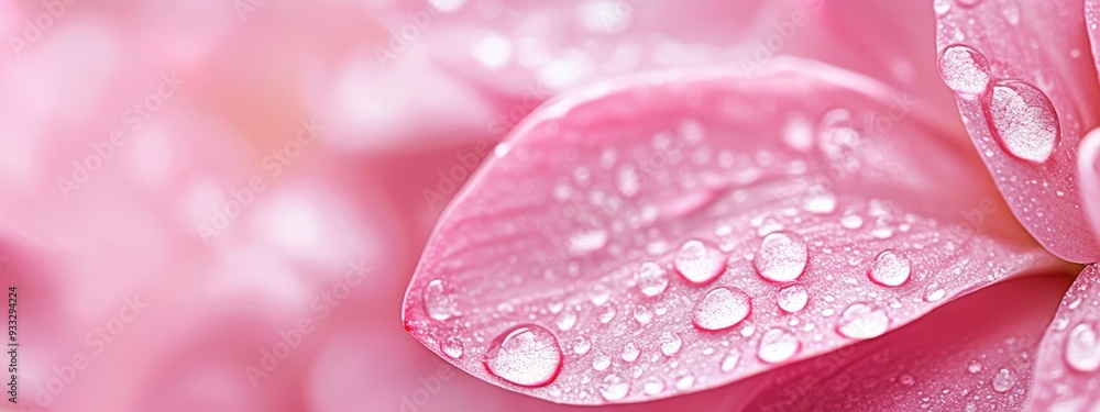 petals dotted with water droplets, center saturated with dew petals dotted with water droplets, center saturated with dew