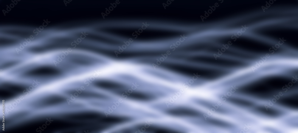 Blurred blue wavy stripes on abstract dark background Blurred blue wavy stripes on abstract dark background