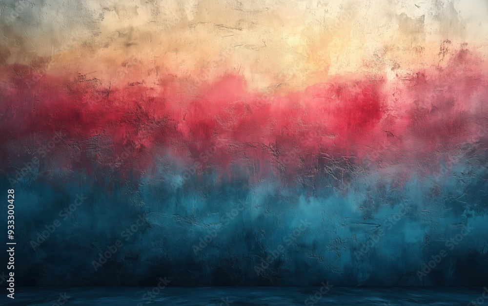 Obraz premium Retro Grunge Vintage Background: Distressed Grainy Texture with Warm Gradient Hues â€“ Nostalgic 80s/90s Retro Design for Creative Projects and Graphics