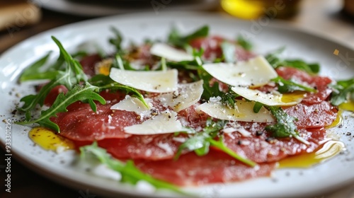 Delicious Beef Carpaccio Salad