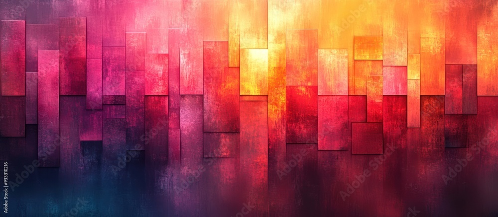 Abstract Colorful Rectangular Pattern Abstract Colorful Rectangular Pattern