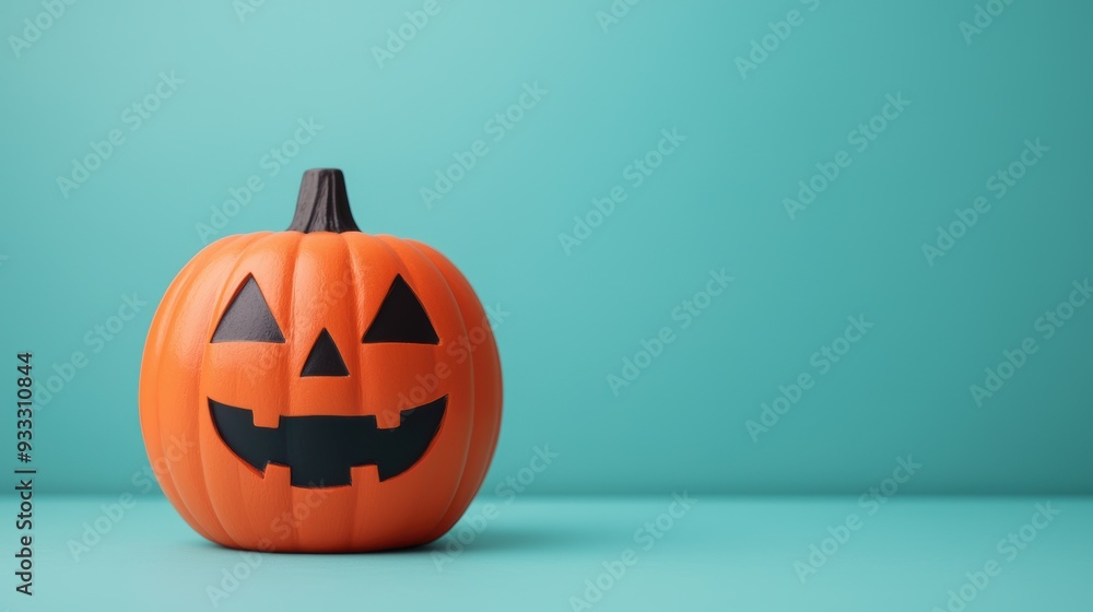 Enchanting Halloween Pumpkin in a Colorful Candy Land - Playful and Fun Atmosphere with Copy Space for Text - Quality Enchanting Halloween Pumpkin in a Colorful Candy Land - Playful and Fun Atmosphere with Copy Space for Text - Quality