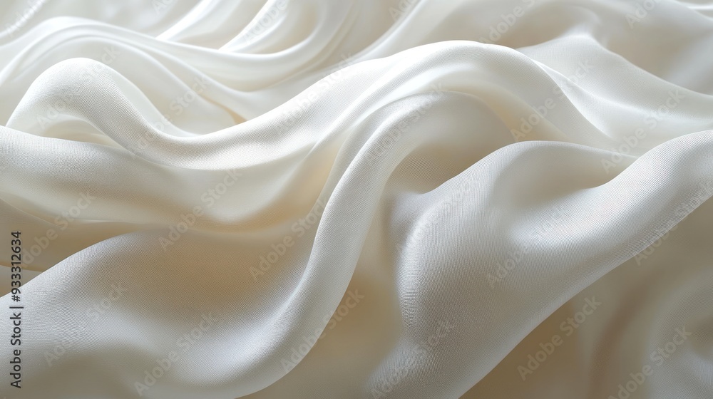 Obraz premium Soft White Fabric