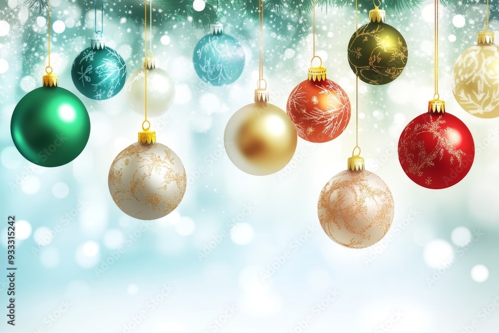 Christmas and New Year holidays background Christmas and New Year holidays background