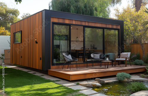 A Back Yard Transformed Into a Luxurious Getaway, Combining Sleek Architectural Lines With the Soothing Presence of Nature to Craft a Space That Is Both Inviting and Inspirational