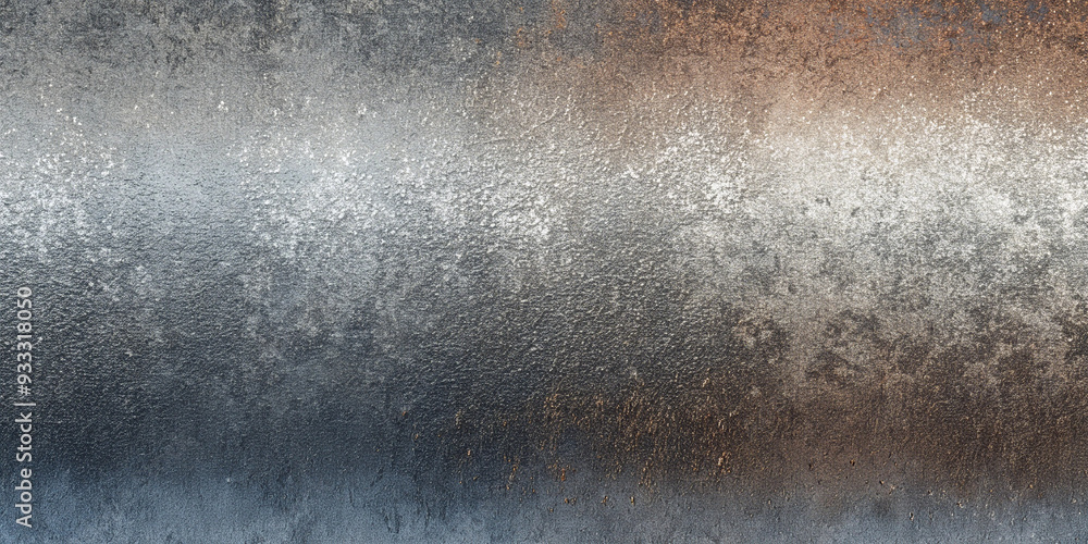 Obraz premium A gradient blending from charcoal gray to light silver with a heavy grainy texture.