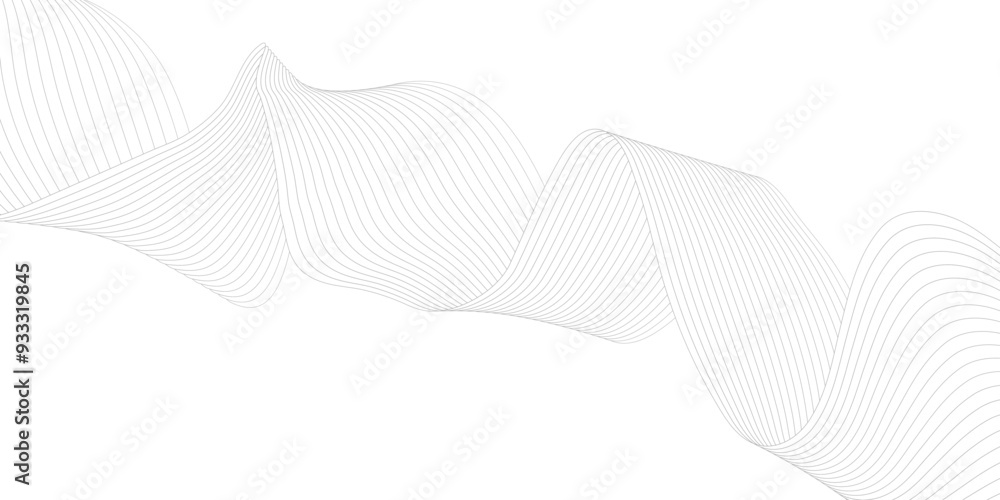 Fototapeta premium Abstract wave background. The effect of dynamic movement in parallel wavy lines. The sound effect or frequency spectrum. Stylized wave background