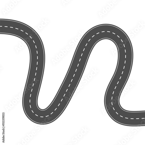 Road. The highway. Paved highway for the movement of cars. Road infrastructure