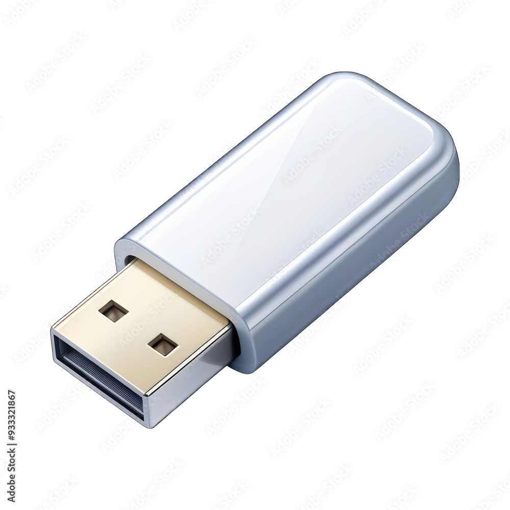 Pendrive isolated on white Pendrive isolated on white