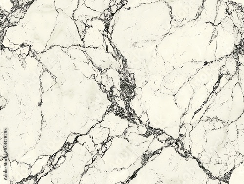 White marble texture background with grey veins.