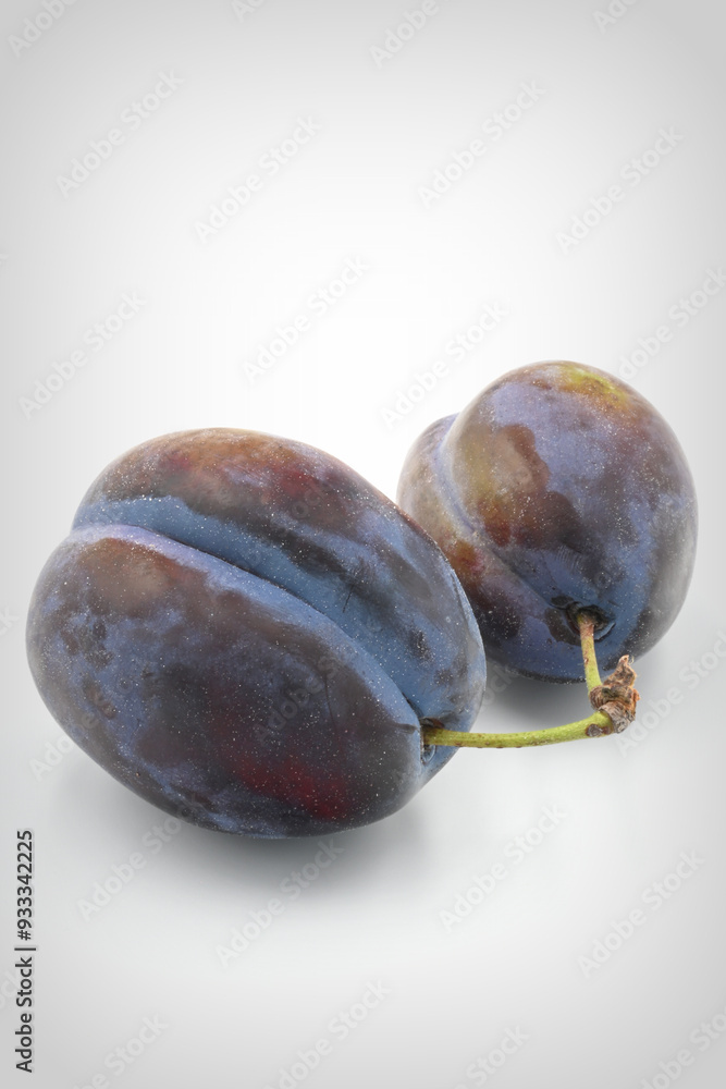 Plum fruit, ripe and tasty.
