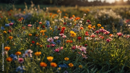 field of flowers