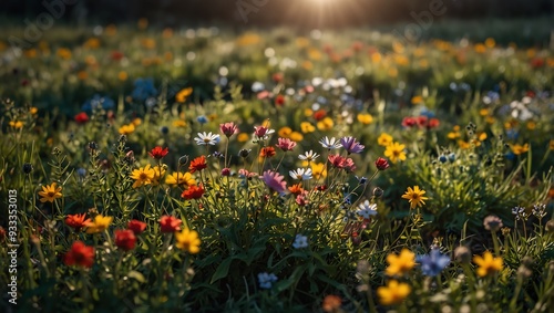 field of flowers
