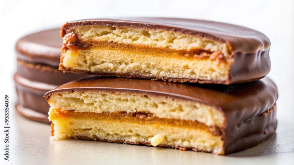 Delicious alfajor de turr?n covered in chocolate, sweet, dessert, Spanish, traditional, cookie, snack, gourmet Delicious alfajor de turr?n covered in chocolate, sweet, dessert, Spanish, traditional, cookie, snack, gourmet