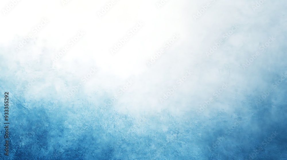 Abstract Blue Watercolor Background with White Gradient Abstract Blue Watercolor Background with White Gradient